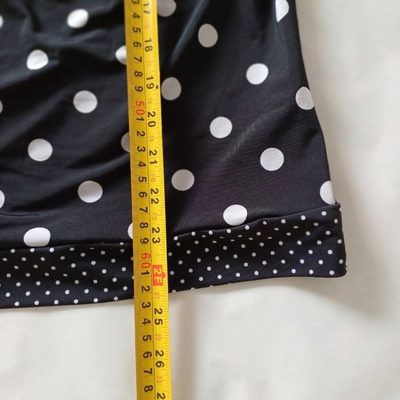 Polka Dots Suzy Shier M Top Blouse - Picture 4 of 12